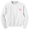 Heart Pink Logo Sweatshirt