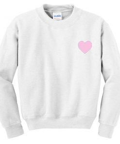 Heart Pink Logo Sweatshirt