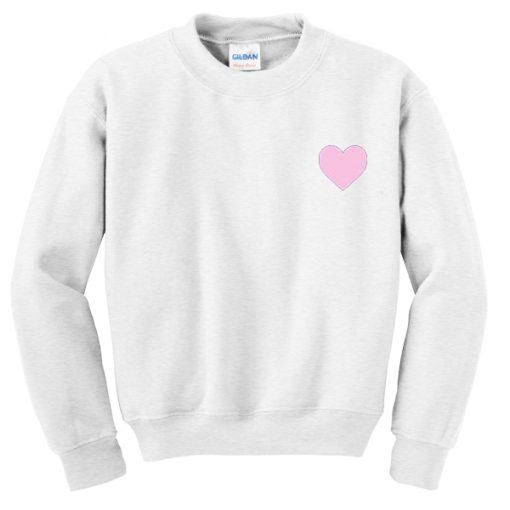 Heart Pink Logo Sweatshirt