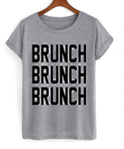 brunch font t-shirt