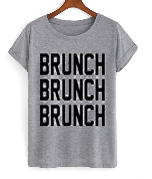 brunch font t-shirt