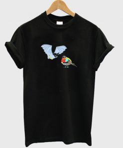 batman and robin bat bird t-shirt