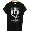 the who british tour 1973 t-shirt