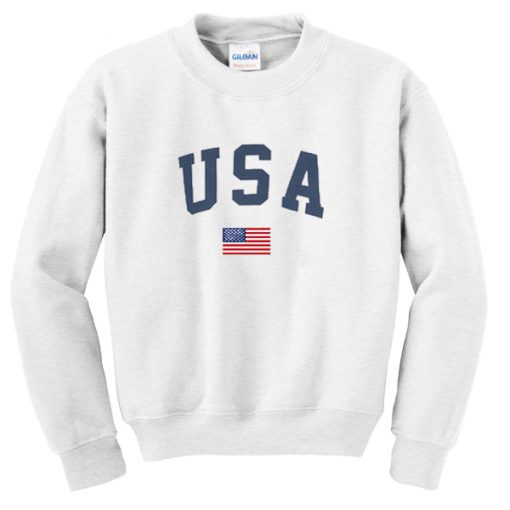 USA flag sweatshirt