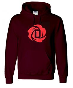 d rose logo hoodie