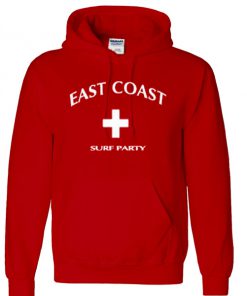 east coast surf party hoodie