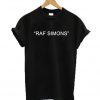 raf simons t-shirt