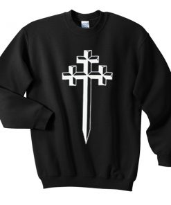cross logo sweatshirt