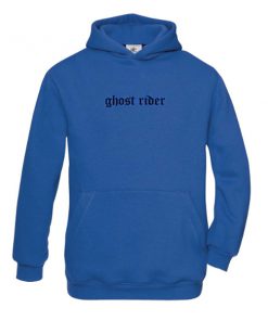 ghost rider blue hoodie