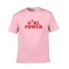girl power pink tshirt