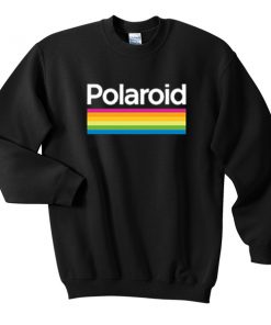 polaroid color spectrum sweatshirt