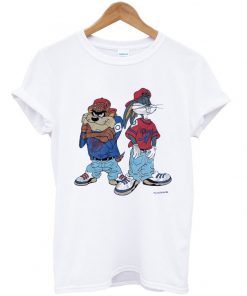 tasmania and bugs bunny hip hop t-shirt