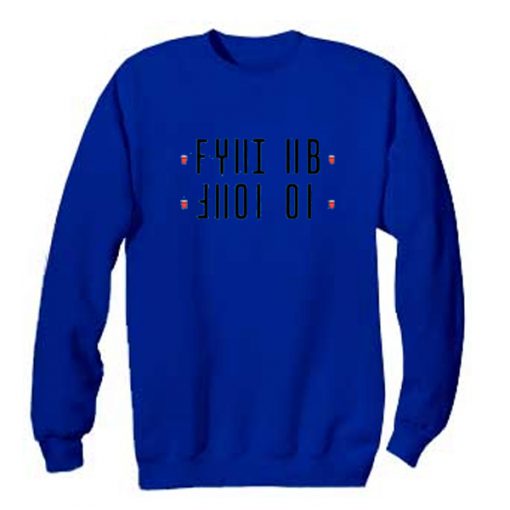 FY alphabet sweatshirt