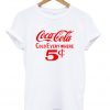 coca cola cold every where t-shirt