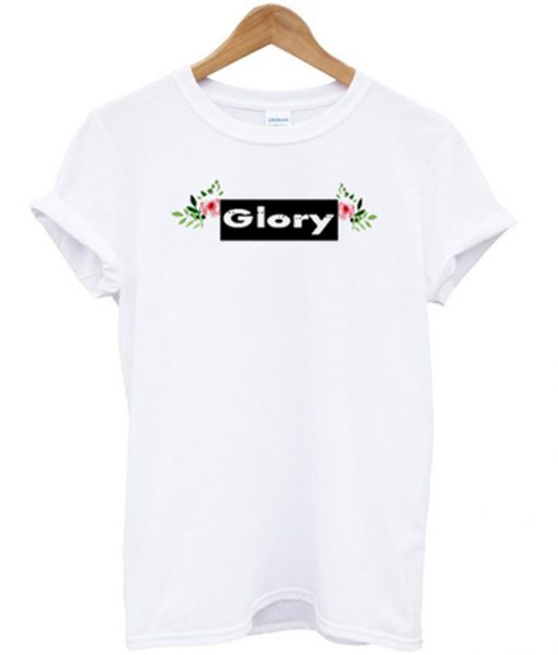 glory flowers t-shirt