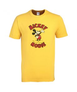 mickey mouse yellow tshirt