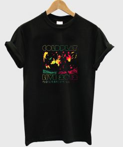 coldplay live 2012 t-shirt