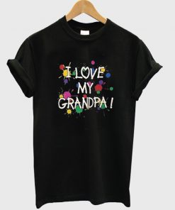i love my grandpa t-shirt