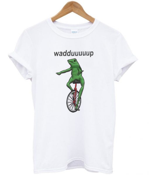 wadup frog t-shirt