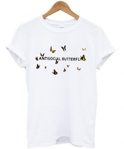 antisocial butterfly t-shirt