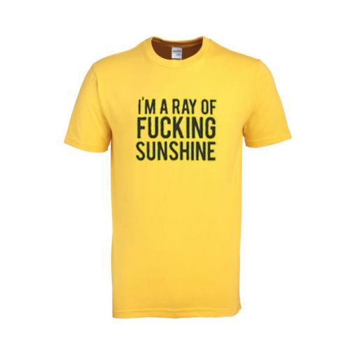 i'm a ray of fucking sunshine tshirt
