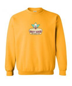 krusty burger sweatshirt