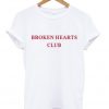 broken hearts club t-shirt