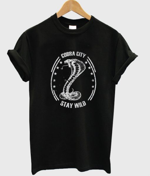 cobra city stay wild t-shirt