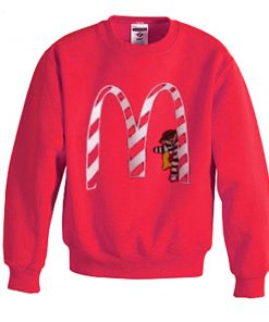 vintage mc donald's christmas sweatshirt