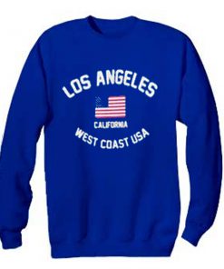 los angeles california west coast USA sweatshirt