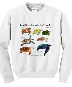 sea turtles of the world sweatshirt