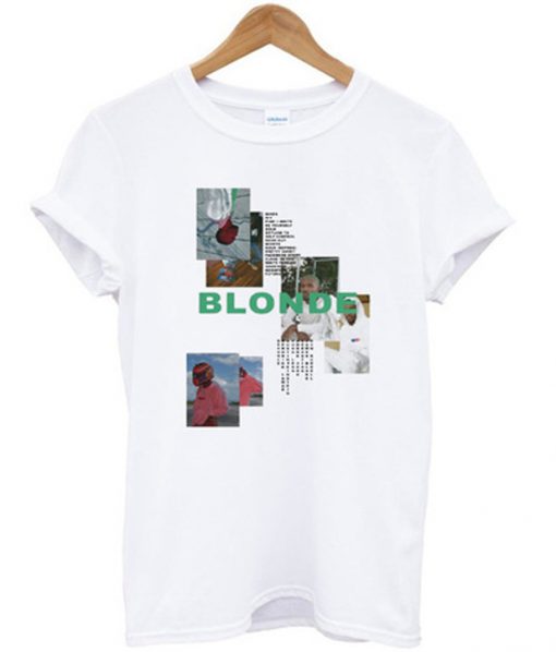 blonde t-shirt