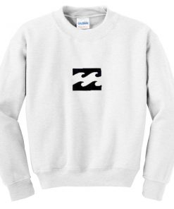 horizontal white fire sweatshirt