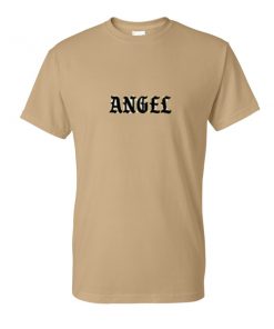 angel font tshirt