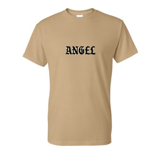 angel font tshirt