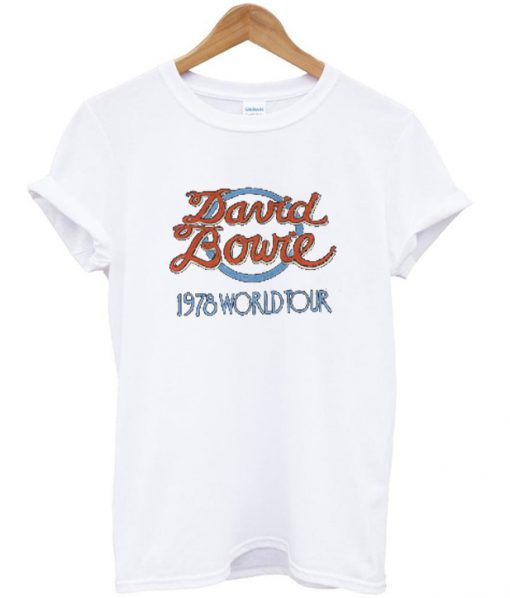 david bowie 1978 world tour t-shirt