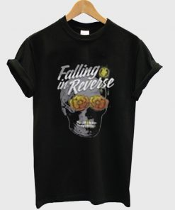 falling in reverse skull t-shirt