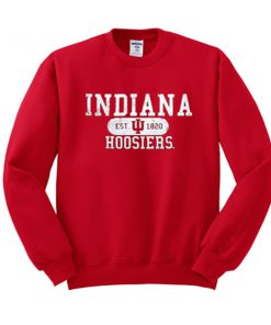 indiana est 1820 hoosiers sweatshirt