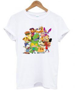 90's cartoon mash up nickelodeon t-shirt