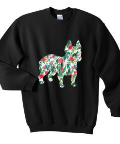 bulldog flower sweatshirt