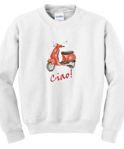 ciao vespa sweatshirt