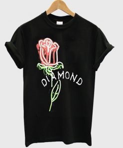 diamond rose t-shirt