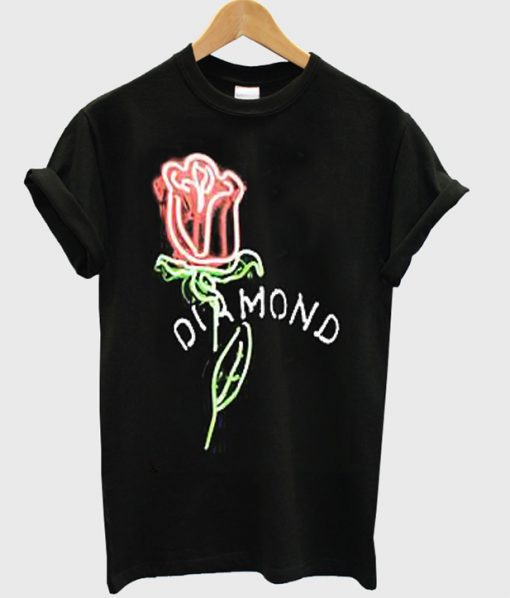 diamond rose t-shirt