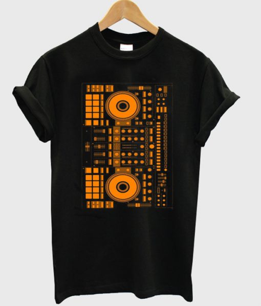 dj orange t-shirt