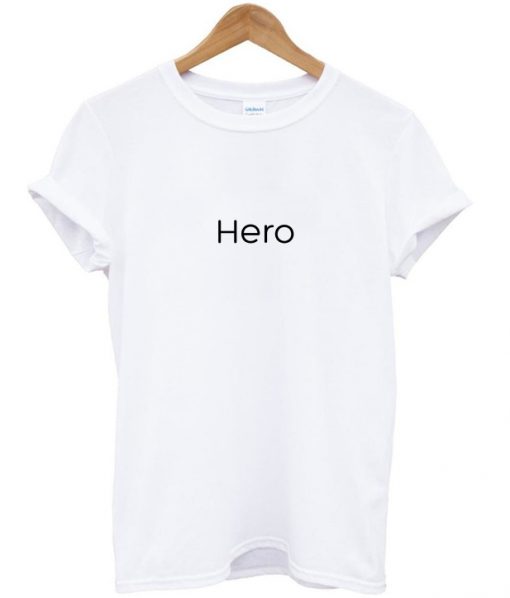 hero font t-shirt
