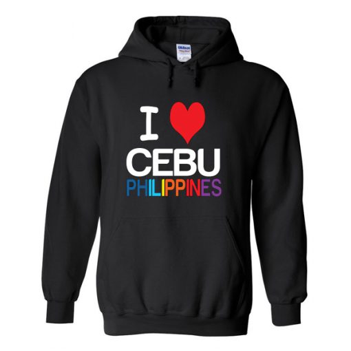 i love cebu philippines hoodie