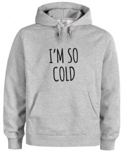 i'm so cold hoodie