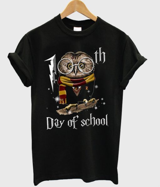 owl 100th day of school t-shirt