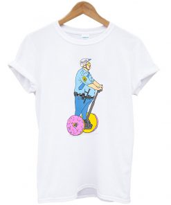 police with donut t-shirt