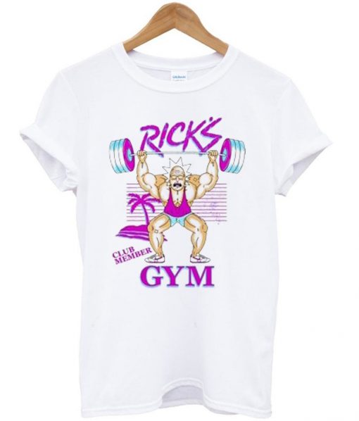 rick's gym t-shirt